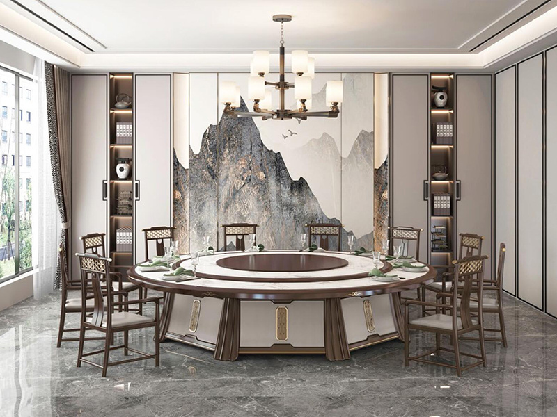 What are the personalized choices in materials and designs for custom restaurant furniture?